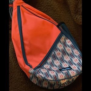 Neon coral Kavu crossbody bag